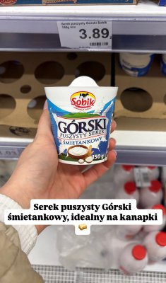 Serek puszysty Górski Sobik śmietankowy promocja w Dino
