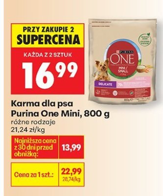 Karma dla psa mini z kurczakiem i warzywami Pedigree vital promocja w Biedronka