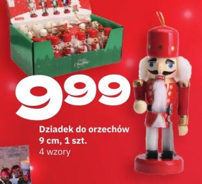 Dziadek do orzechów 9 cm, 4 wzory promocja w Twój Market
