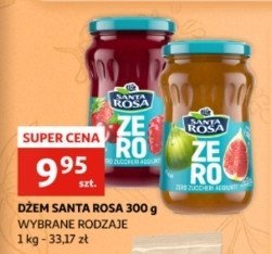 Dżem zero truskawka SANTA ROSA promocja
