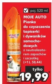 Pianka do czyszczenia tapicerki ze szczotk膮 Moje auto promocja