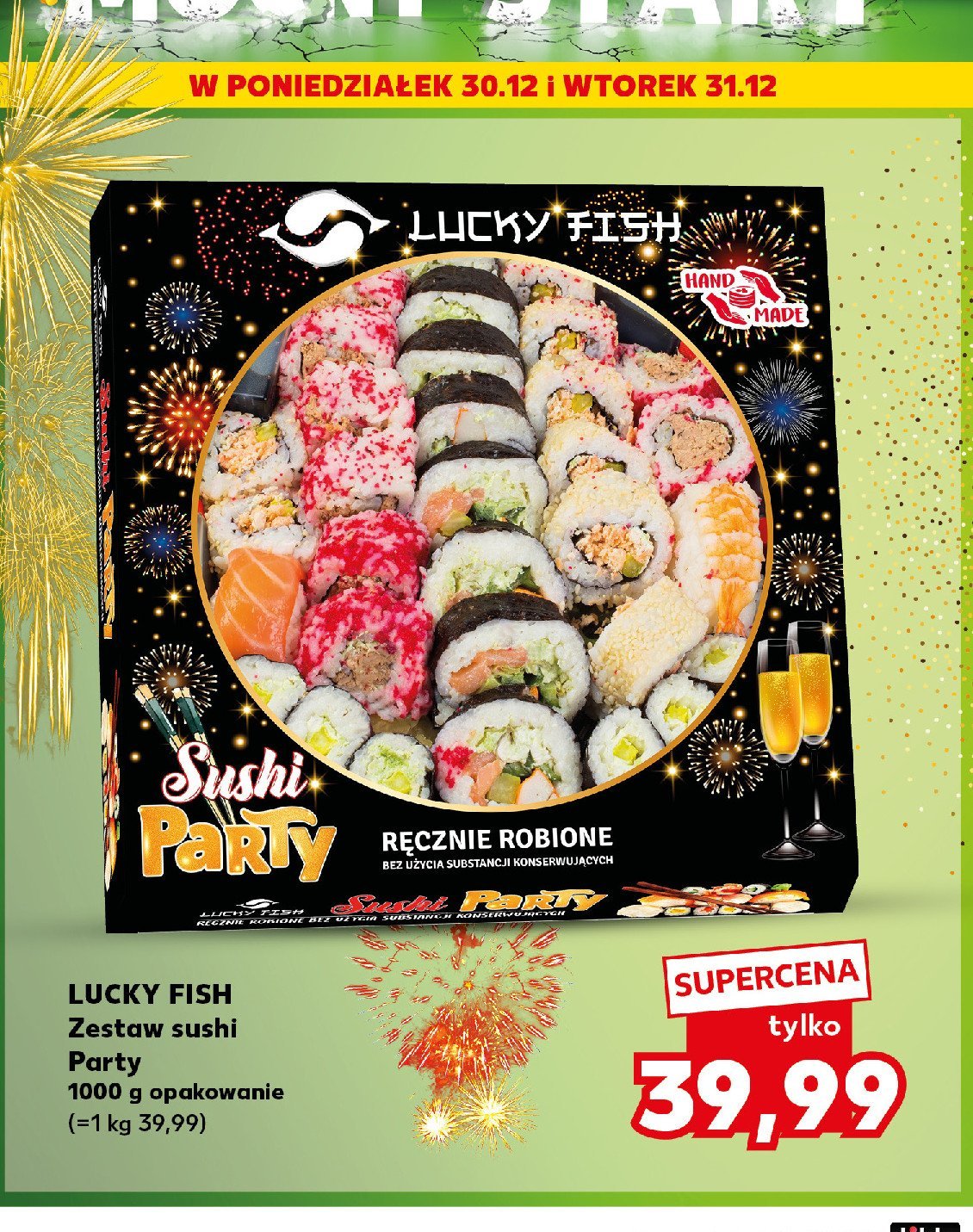 Sushi party Lucky fish promocja