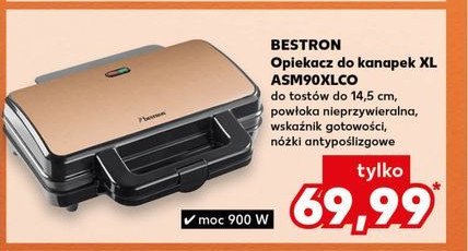 Opiekacz do kanapek asm90xlco Bestron promocja