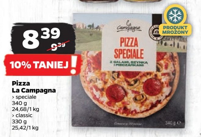 Pizza speciale La campagna promocja