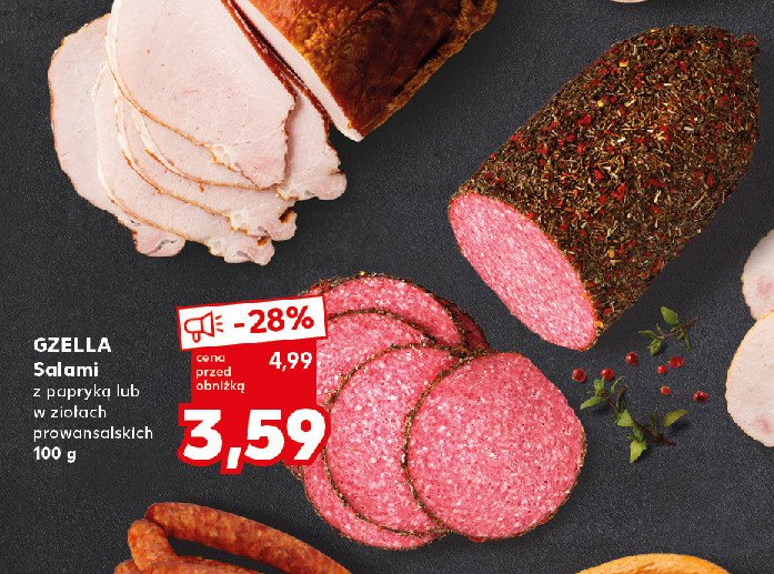 Salami z papryką Gzella promocja