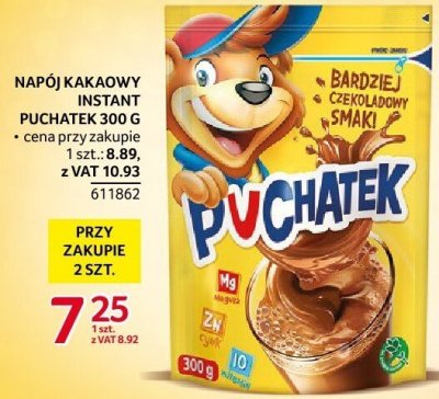 Napój kakaowy instant Puchatek 300 g promocja w Selgros