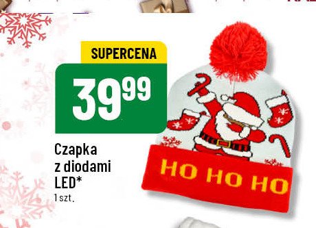 Czapka z diodami led promocja