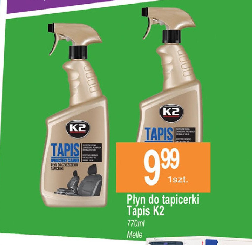 P艂yn do czyszczenia tapicerki K2 tapis promocja