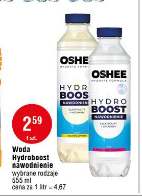 Napój nawodnienie Oshee hydro boost promocja