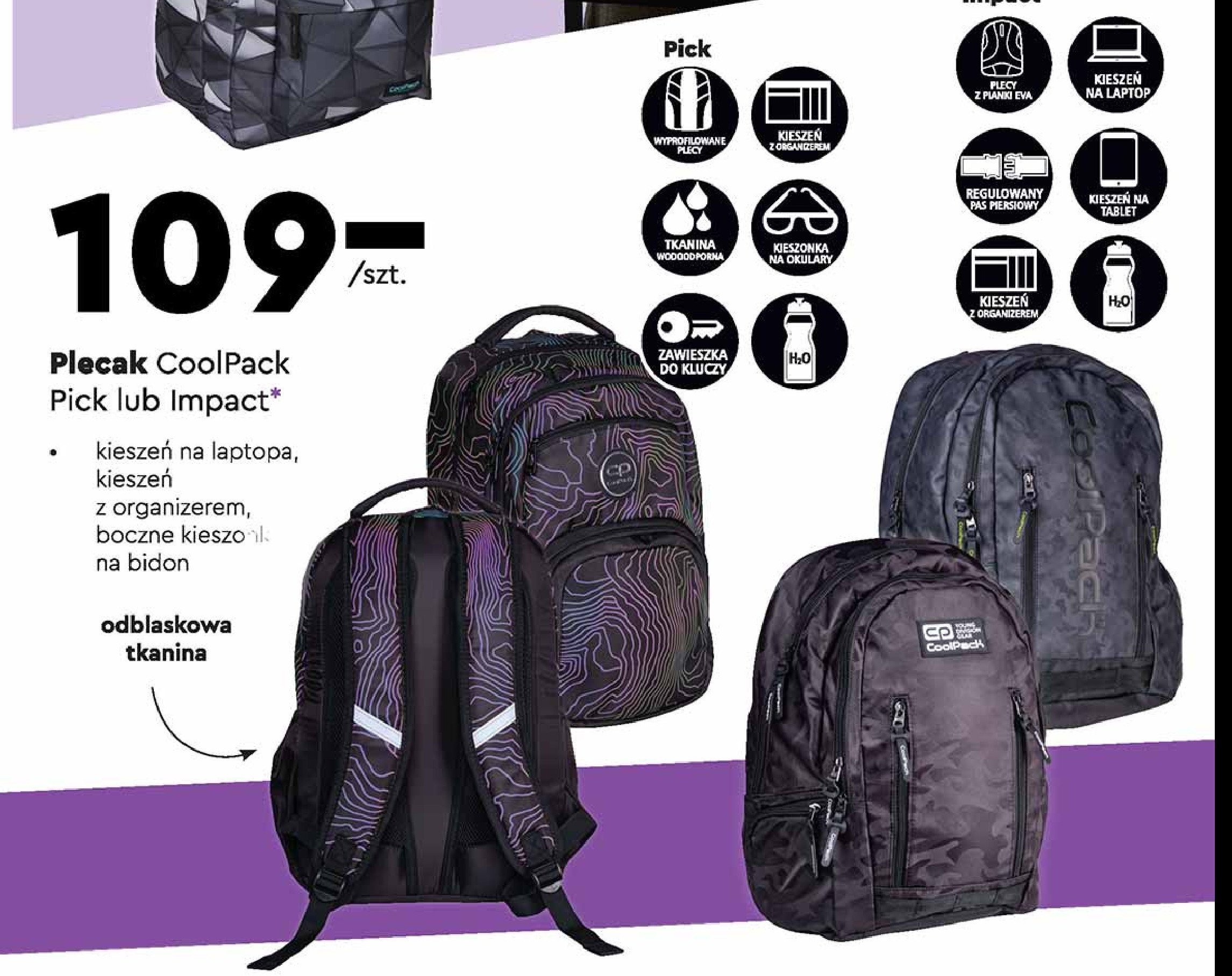 Plecak młodzieżowy impact Coolpack promocja