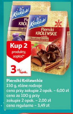 Pierniki kr贸lewskie 艣liwkowe Krakuski Krakuski bahlsen promocja