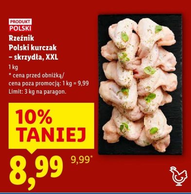 Polski kurczak - skrzydła, XXL promocja w Lidl