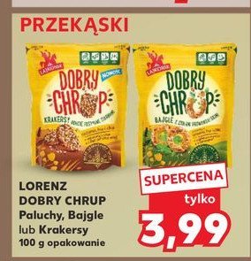 Paluchy pełne ziaren sezamu lnu i chia Lajkonik dobry chrup promocja w Kaufland