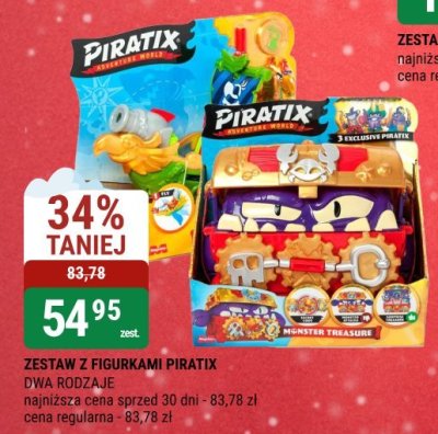 Zestaw z figurkami Piratix dwa rodzaje promocja w bi1