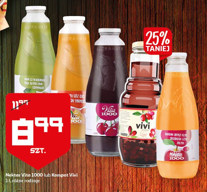 Nektar jabłkowy promocja w Carrefour