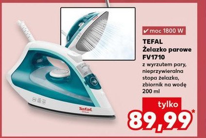 Żelazko fv 1710 Tefal promocja w Kaufland