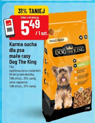 Karma sucha dla psa małe rasy Dog The King promocja w POLOmarket