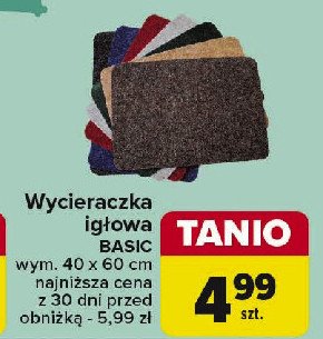 Wycieraczka igłowa 40 x 60 cm promocja