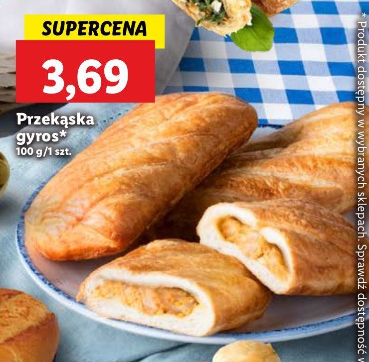 Przekąska gyros Chrupiące z pieca promocja