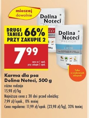 Karma dla psa bogata w jagni臋cin臋 Dolina noteci promocja