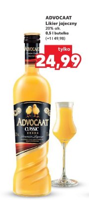 Likier jajeczny ADVOCAAT promocja w Kaufland