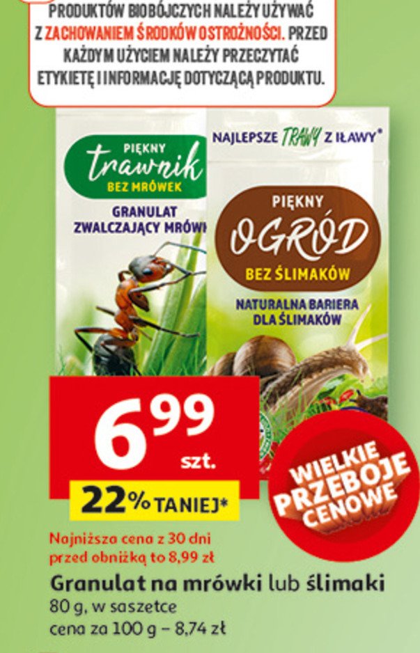 Granulat na mr贸wki ROLIMPEX NAJLEPSZE TRAWY Z I艁AWY promocja w Auchan