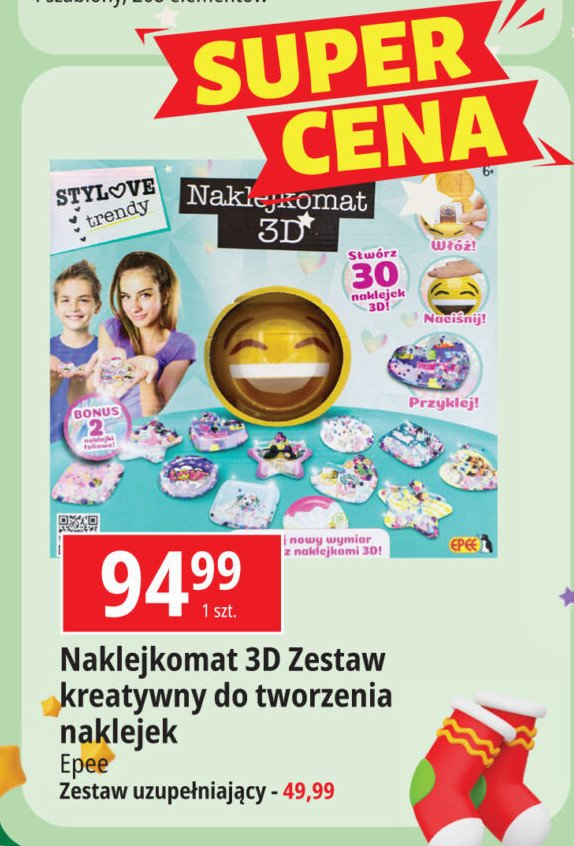 Zestaw uzupełniający do tworzenia naklejek naklejkomat 3d Epee promocja