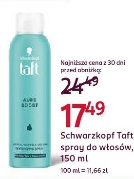Spray Taft do włosów, 150 ml promocja w Rossmann