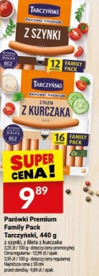 Parówki Premium Family Pack Tarczyński, 440 g promocja w Twój Market