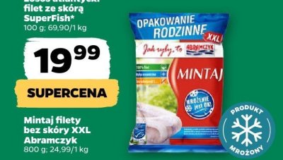 Mintaj filety bez skóry XXL promocja w Netto