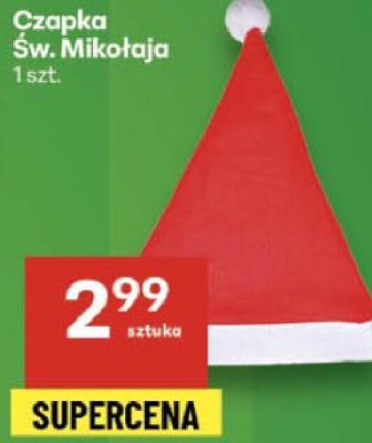 Czapka Św. Mikołaja promocja w Delikatesy Centrum