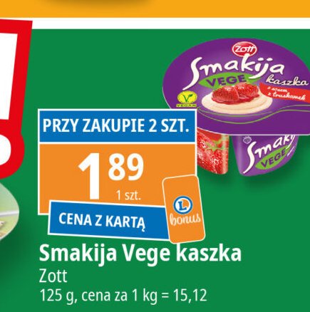 Kaszka z sosem z truskawek Smakija kaszka vege promocja