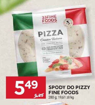 Spód do pizzy 33 fine foods promocja