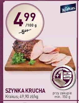 Szynka krucha Krakus animex promocja