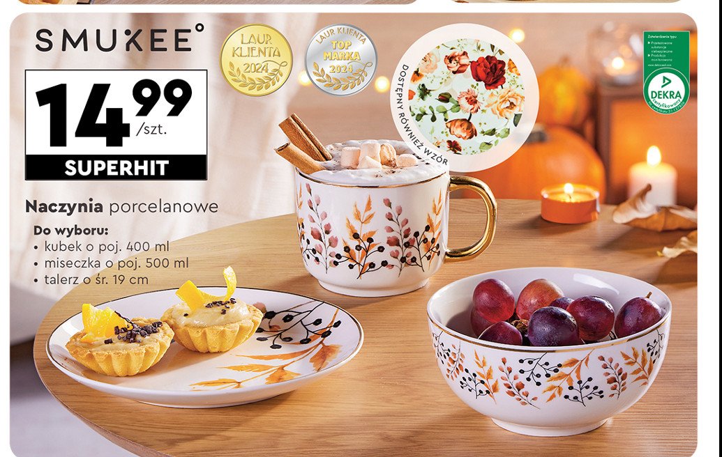 Miska porcelanowa 500 ml Smukee promocja