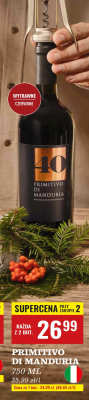 Wino Primitivo Di Manduria 750 ML promocja w Biedronka