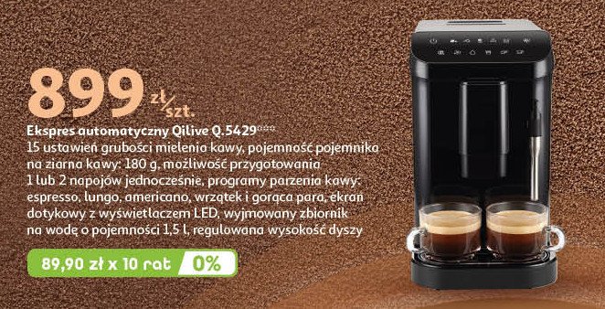 Ekspres automatyczny q.5429 Qilive promocja w Auchan