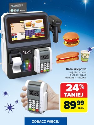 Kasa sklepowa promocja w Carrefour