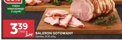 Baleron gotowany promocja w Stokrotka