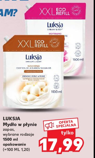 Mydło rose petal & milk proteins Luksja creamy & soft promocje