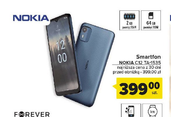 Smartfon c12 Nokia promocja