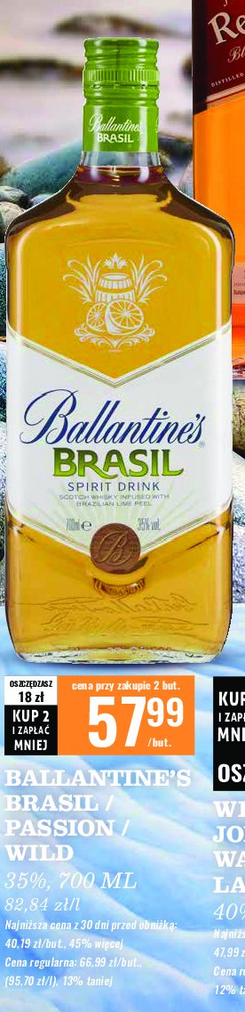 Whisky Ballantine's passion promocja w Biedronka