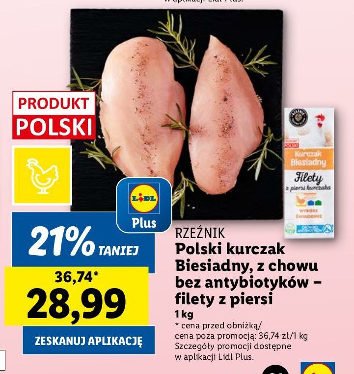 Filet z piersi kurczaka biesiadnego Rzeźnik codzienna dostawa promocja