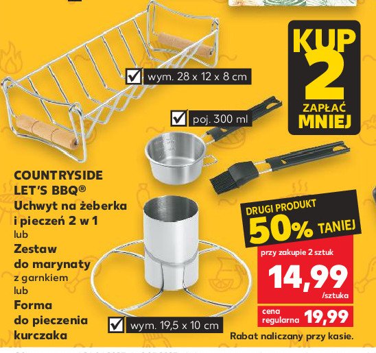 Forma do pieczenia kurczaka K-classic let's bbq promocja