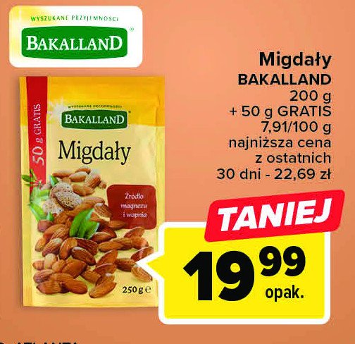 Migda艂y 艂uskane Bakalland promocja
