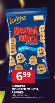 Chrupki Monster Munch Original Lorenz Peppies promocja w Stokrotka