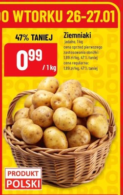 Ziemniaki jadalne promocja w POLOmarket