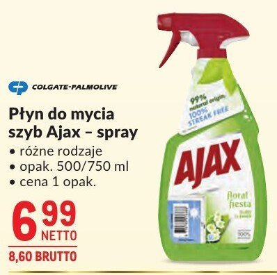 Płyn do mycia szyb Ajax - spray promocja w Makro