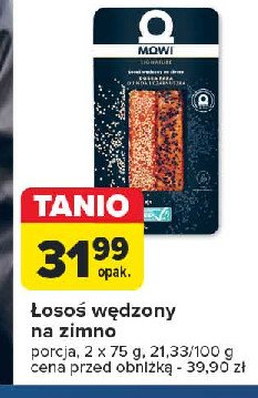 Łosoś wędzony quinoa i czarnuszka Mowi promocja