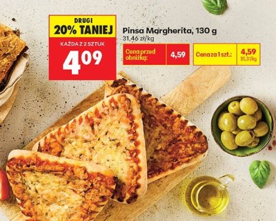 Pinsa Margherita promocja w Biedronka